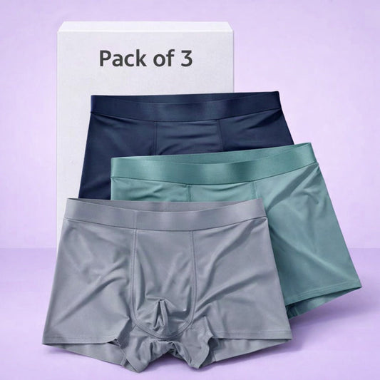 Men's Ice Silk Briefs Boxers | Buy 1 Get 2 FREE!! | random colour